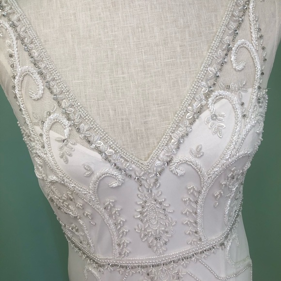 NWT BHlDN Sorrento ivory Formal long - Picture 9 of 9